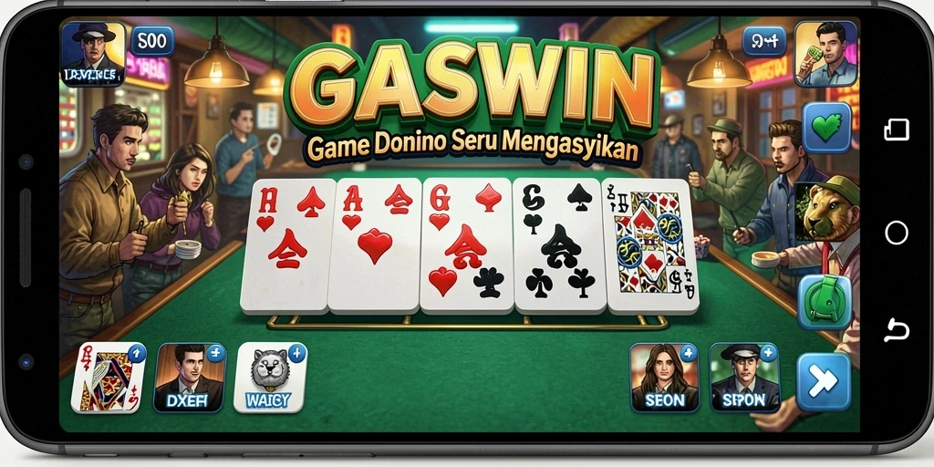 Tampilan menggembirakan dari gameplay GASWIN yang seru.