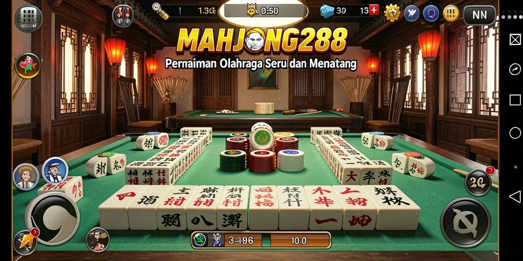 Tangkapan layar menampilkan gameplay MAHJONG288 yang penuh aksi.