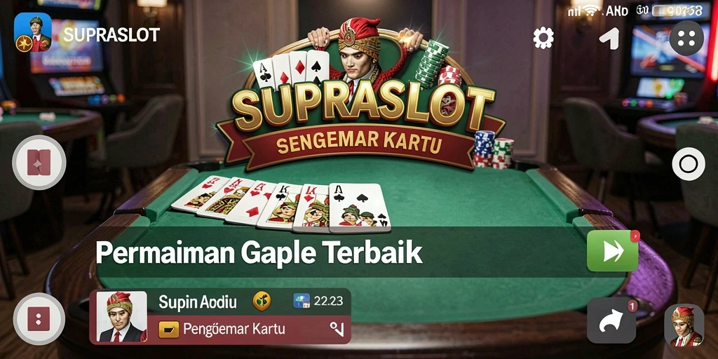 Tampilan gameplay Gaple yang seru dan interaktif.