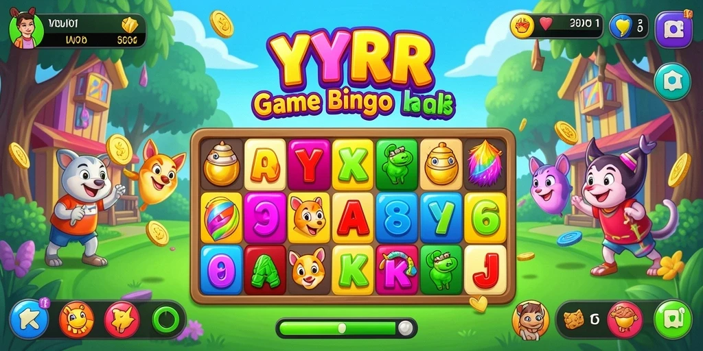Tampilan gameplay seru dari aplikasi Bingo YYRR.